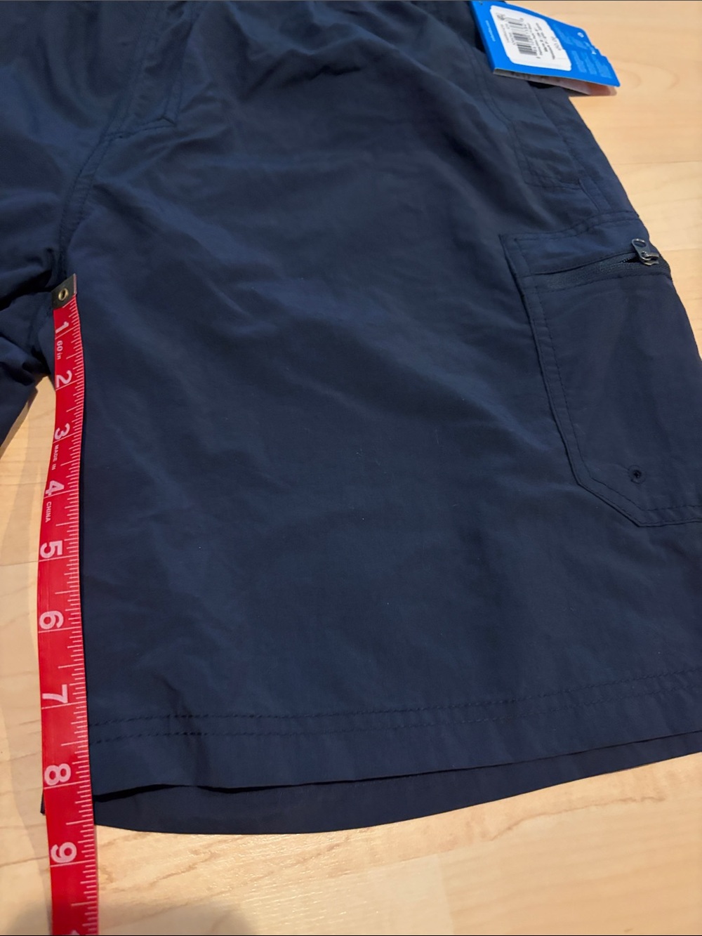 NWT Columbia Palmerston Peak Men’s Shorts Size Small Navy Omni-Shade - Picture 4 of 5